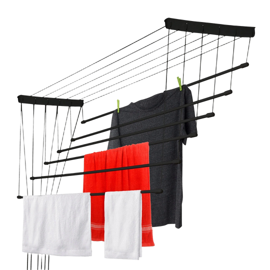 Tendedero de Ropa de Techo KADAX 6 Brazos 120cm