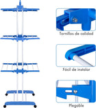 Ropa colgando en el tendedero