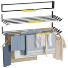 Newlux tendedero de pared plegable V120 vista lateral