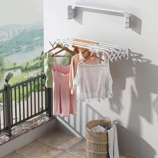 Tendedero extensible plegable con barras