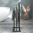 Tendedero vertical plegable para baño