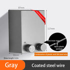 Tendedero de Ropa Retráctil Invisible de Acero Inoxidable - Colgador de Pared Sin Perforaciones