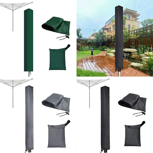 Funda impermeable antiviento para tendedero de ropa