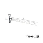 Tendedero de Pared de Acero Inoxidable, Ahorro de Espacio Interior y Exterior, Colgador de Ropa para Baño y Balcón