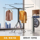Tendedero plegado listo para guardar