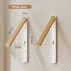 Tendedero de Ropa Plegable para Ventana y Balcón, Extensible e Invisible, Colgador de Pared Sin Taladro