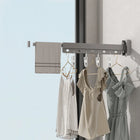 Colgador de Ropa Plegable Retráctil - Tendedero de Aluminio para Interior y Exterior WB3027