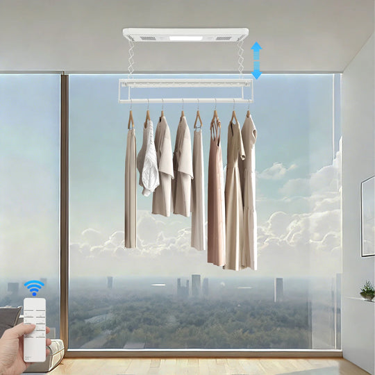 Tendedero retráctil plegable para secar ropa