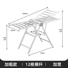 Tendedero de ropa plegable de suelo a techo para balcón, hogar, bebé y exterior