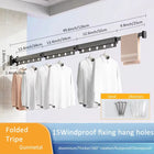 Tendedero de Ropa Retráctil Sin Perforación con Ventosa - Portátil y Plegable