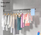 Tendedero de Ropa Plegable de Aleación de Aluminio, Retráctil y Montaje en Pared para Balcón, Dormitorio, Cocina, Sala de Estar