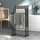 Soporte para toallas vertical de acero inoxidable