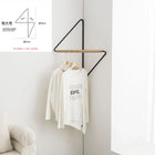 Colgador de ropa con acabado mate elegante