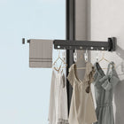 Colgador de Ropa Plegable Retráctil - Tendedero de Aluminio para Interior y Exterior WB3027
