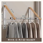 Tendedero de Ropa Plegable de Pared Sin Taladro de Aluminio y Ahorro de Espacio para Balcón y Interior