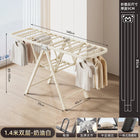 Tendedero de Ropa Plegable para Balcón, Hogar, Secado de Edredones, Ropa de Bebé, Colgador Exterior