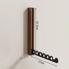 Instalación del tendedero en pared con tornillos