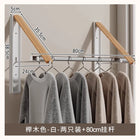 Tendedero de Ropa Plegable de Pared Sin Taladro de Aluminio y Ahorro de Espacio para Balcón y Interior
