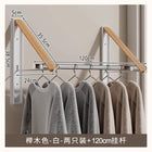 Tendedero de Ropa Plegable de Pared Sin Taladro de Aluminio y Ahorro de Espacio para Balcón y Interior