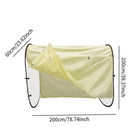 Cubierta impermeable para tendedero en uso