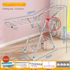 Tendedero de Ropa Plegable de Acero Inoxidable para Interior y Exterior – Balcón, Jardín y Más