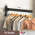Tendedero de Ropa para Balcón Sin Perforación, Plegable y Oculto, Montaje en Pared