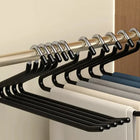 Pack de 5/10 Perchas Antideslizantes para Pantalones en Forma de Ganso, Pinzas sin Marcas, Organizador de Armario