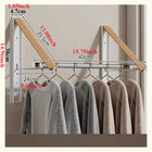 Tendedero de ropa plegable invisible extensible para pared sin taladro