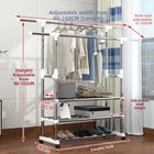Tendedero de Ropa Plegable de Interior - Una Barra, Organizador de Plástico para Dormitorio