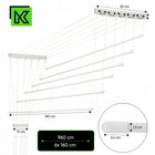 Material resistente y duradero del tendedero KADAX