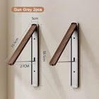 Tendedero de Ropa Plegable para Ventana y Balcón, Extensible e Invisible, Colgador de Pared Sin Taladro