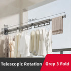 Tendedero de Pared Plegable y Retráctil Resistente para Ropa Colgante