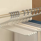 Pack de 5/10 Perchas Antideslizantes para Pantalones en Forma de Ganso, Pinzas sin Marcas, Organizador de Armario