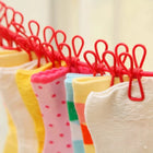 Pinzas de plástico resistente para ropa