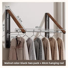 Tendedero de Ropa Plegable Invisible Estirable para Balcón y Ventana, Montaje en Pared sin Taladro