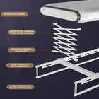 Tendedero plegable con barras de aluminio