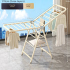 Tendedero de Ropa Plegable Multifuncional, de Piso a Techo para Balcón, Interior y Exterior