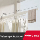 Tendedero de Pared Plegable y Retráctil Resistente para Ropa Colgante
