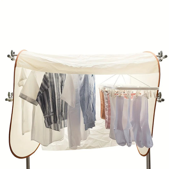Detalle de material impermeable y costuras reforzadas