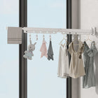 Colgador de Ropa Plegable Retráctil - Tendedero de Aluminio para Interior y Exterior WB3027