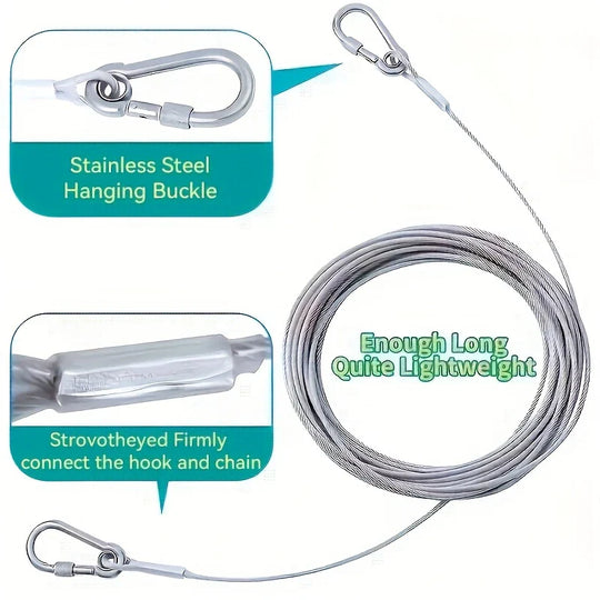 Cable de acero inoxidable para tendedero