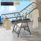 Tendedero de ropa plegable multifuncional para interior y exterior