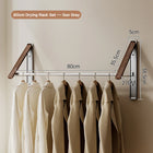 Tendedero de Ropa Plegable para Ventana y Balcón, Extensible e Invisible, Colgador de Pared Sin Taladro