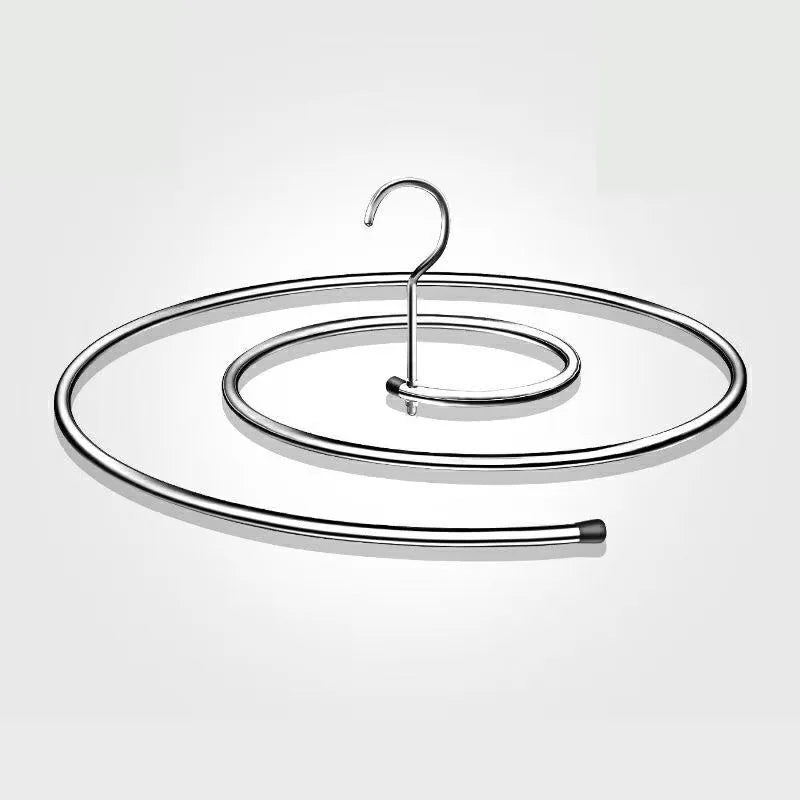 Primer plano de ganchos antideslizantes del tendedero