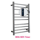 Tendedero de Ropa Eléctrico con Control de Temperatura y Tiempo, Acero Inoxidable 304, Calienta Toallas, 780x500x120mm, 110V/220V