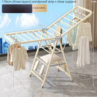Tendedero de Ropa Plegable Multifuncional, de Piso a Techo para Balcón, Interior y Exterior