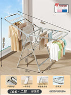 Tendedero de Ropa Plegable de Acero Inoxidable Multifuncional para Balcón