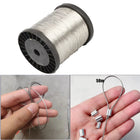 Crimps de aluminio en primer plano