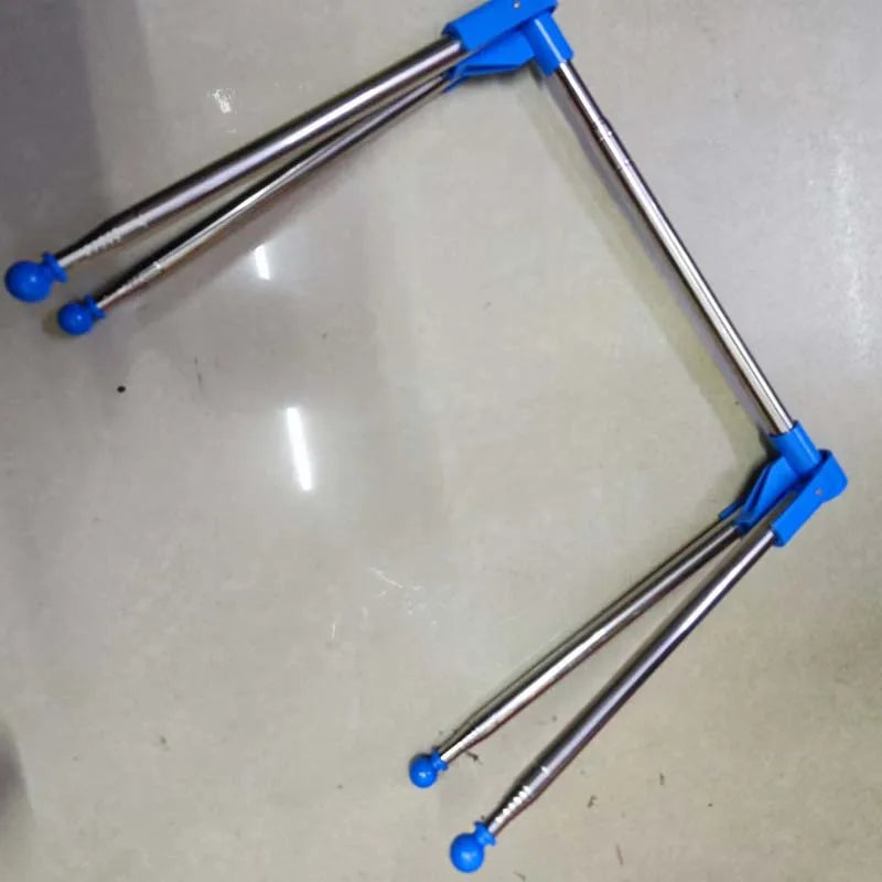 Tendedero de ropa plegable en uso