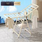 Tendedero de Ropa Plegable Multifuncional, de Piso a Techo para Balcón, Interior y Exterior